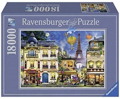 Ravensburger dėlionė „Vakarinis pasivaikščiojimas Paryžiuje“, 18000 det.