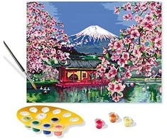 CreArt Painting: Žiemos vyšnių Japonijoje 201778 RAVENSBURGER Skaičių rašymas 40x30cm