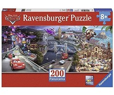 Ravensburger XXL dėlionė „Disney Pixar Ratai“, 200 det., nuo 8 m.