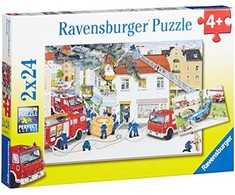 Ravensburger Dėlionė 2x24 vnt. - Ugniagesių brigada