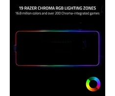 Razer | Strider Chroma Pelės kilimėlis | Pelės kilimėlis | 900 x 370 x 4 mm | Juodas