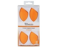 Real Techniques Miracle Complexion Sponge Applicator moterims, 4 vnt