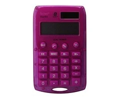 Rebell Calculator RE-STARLETP BX, rožinė, kišeninė, 8 vietos