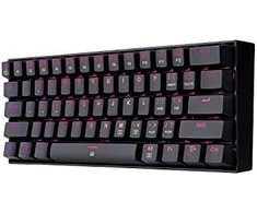 Kompaktiška Mechaninė klaviatūra žaidimams Redragon K630RGB, Red Switch, US išdėstymas