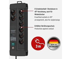 Listwa zasilająca Brennenstuhl Brennenstuhl Premium-Line DUO ÜSS 8fold juodas