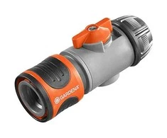 Caso Gardena žarnos jungtis su valdymo vožtuvu 19 mm (3/4)