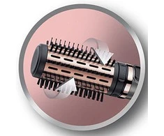 Remington Keratin Protect Rotating Air Styler | AS8810 | Keraminė šildymo sistema | Šildymo lygių skaičius 2 | 100 W | Pilkas/Juodas