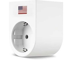 REV REV Travel Plug Traveler USA baltas