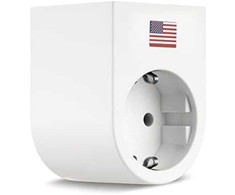 REV REV Travel Plug Traveler USA baltas