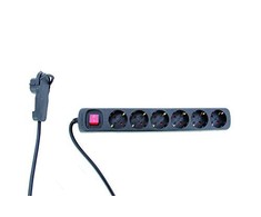 Galios juosta REV 6 lizdai 2 m juoda (0012626514)