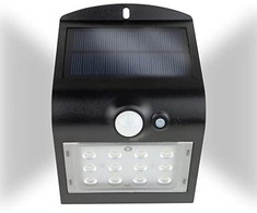 REV REV saulės energija varomas LED drugelis su judesio jutikliu 1,5W juodas
