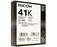Ricoh GC41K (405761) Rašalinė kasetė, Juoda