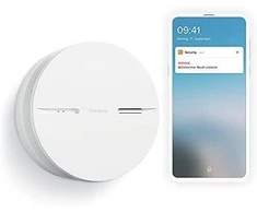 Netatmo NSA-DE, Fotoelektrinis atspindžio detektorius, Balta, 85 dB, Paviršinio montavimo, Plastikas, Horizontalus