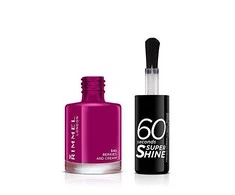 Rimmel London 60 Seconds Super Shine Nagų lakas Moterims 8 ml, 340 Berries and Cream