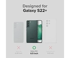 Dėklas Ringke Galaxy S22+ Case Onyx Juodas