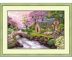 RIOLIS – Create It Yourself – Siuvinėjimo rinkinys „Pavasariškas vaizdas“ 1098 (38x26 cm)