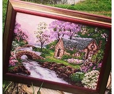 RIOLIS – Create It Yourself – Siuvinėjimo rinkinys „Pavasariškas vaizdas“ 1098 (38x26 cm)