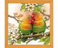 Lovebirds siuvinėjimo rinkinys iš RIOLIS Nr.: 1780