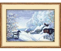 RIOLIS – Create It Yourself – Siuvinėjimo rinkinys „Žiema“ 989 (38x26 cm)