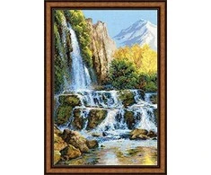 RIOLIS - Create It Yourself - Siuvinėjimo rinkinys „Krioklys“ 1194 (40x60 cm)
