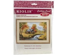 RIOLIS - Create It Yourself - Siuvinėjimo rinkinys „Rudeniškas vaizdas“ 1079 (38x26 cm)