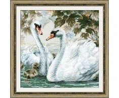 Baltas Swans siuvinėjimo rinkinys iš RIOLIS Nr.: 1726