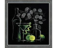 Riolis Gyvenimas su Martini 30x30 cm