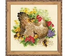 RIOLIS – Create It Yourself – Siuvinėjimo rinkinys „Višta“ 1480 (30x30 cm)