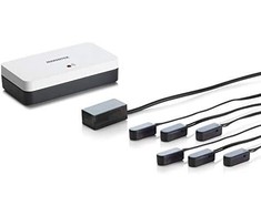 Marmitek Invisible Control 6, Garsas, TV, TV imtuvas, TV priedėlis, Juoda, Balta, 10 m, 60°, 30–60 kHz, DC, USB