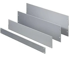 Rittal Blindplatten 1HE Aliuminio 3 Stück