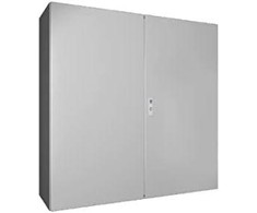 Rittal 1116000 AX Kompaktiškas korpusas 1200x1200x400 mm lakštinio plieno su plokščiu montavimu, dvigubos durys su 3 taškų užrakto sistema 1116 000