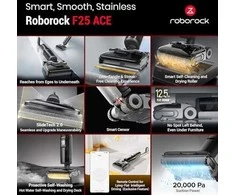 Dulkių siurblys RoboRock F25. Nass-/Trockensauger (juodas)