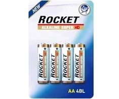 Rocket Alkaline HD AA elementas, 4 vnt.