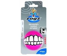 Rogz Grinz skanėstų kamuoliukas šunims rožinis 64mm