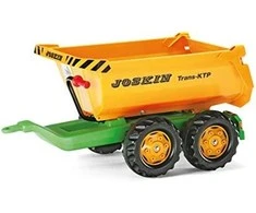 Rolly Toys Rolly žaislas „RollyTrailer“ traukinio trapperis pusiau vamzdis Joskinas