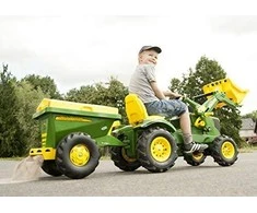 Rolly Toys Priekaba / Sėjiklis Smėlio Barstytuvas 2 in 1 John Deere