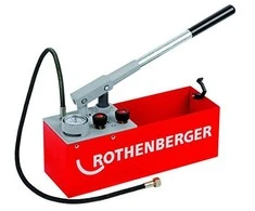 Rankinė pompa vamzdyno testavimui RP 50-S, 0-60 bar, Rothenberger