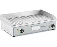 Royal Catering Elektrinis grilis su dvigubu grioveliu 400 x 730 mm 2 x 2000 W
