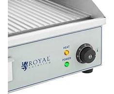 Royal Catering Elektrinis grilis su dvigubu grioveliu 400 x 730 mm 2 x 2000 W