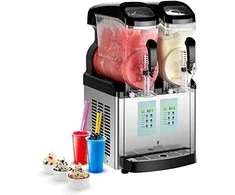 Royal Catering Granitor dozatorius, skirtas šlifuotiems gėrimams, ledų granitams, dvigubas 2x 6L