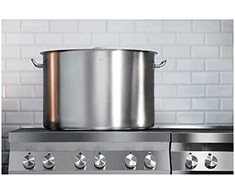 Royal Catering Maitinimo puodas su dangčiu, nerūdijančio plieno, indukcinei viryklei, 113 L