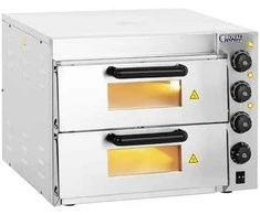 Profesionali dviguba picos orkaitė 2 x 40cm 3000W 230V Royal Catering