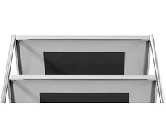 Royal Catering Vežimėlis padavėjo maitinimas aptarnaujančiam 3 lentynas 82 x 50 cm iki 60 kg