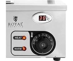 Royal Catering Bain-marie maisto šildomasis bufetas su dangteliu 4 x GN 1/2 2000 W