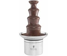 Royal Catering FONDUE šokoladinis fontanas, plieno, 4 pakopų, 230W