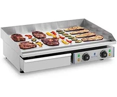Royal Catering Elektrinis grilis aukštu kraštu, plotis 75 cm