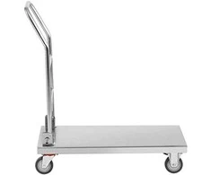 Royal Catering Sulankstomas plieno platforminis vežimėlis HoReCa platforma 70x52cm