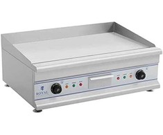 Royal Catering Didelės dvigubos kepsninės, maitinamos 230V, 75cm