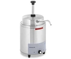 Royal Catering Sauce šildytuvas elektrinis su pompos dozatoriumi 3,3l 550W