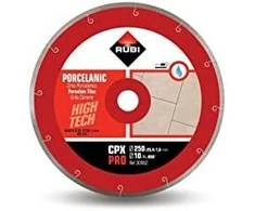 Deimantinis pjovimo diskas šlapiam pjovimui Rubi CPX 250 PRO; 250 mm